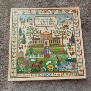 Charming Home Decor Plaque with Inspirational Quote